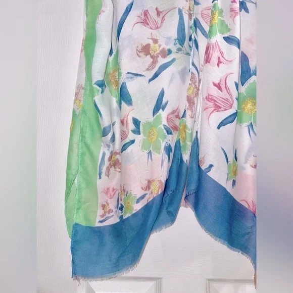 Floral Kimono Swimsuit Cover-Up NWT M - Picture 4 of 7